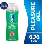 Durex Massage & Play 2 in 1 Lubricant, 6.76 oz., Soothing Touch - Image 2