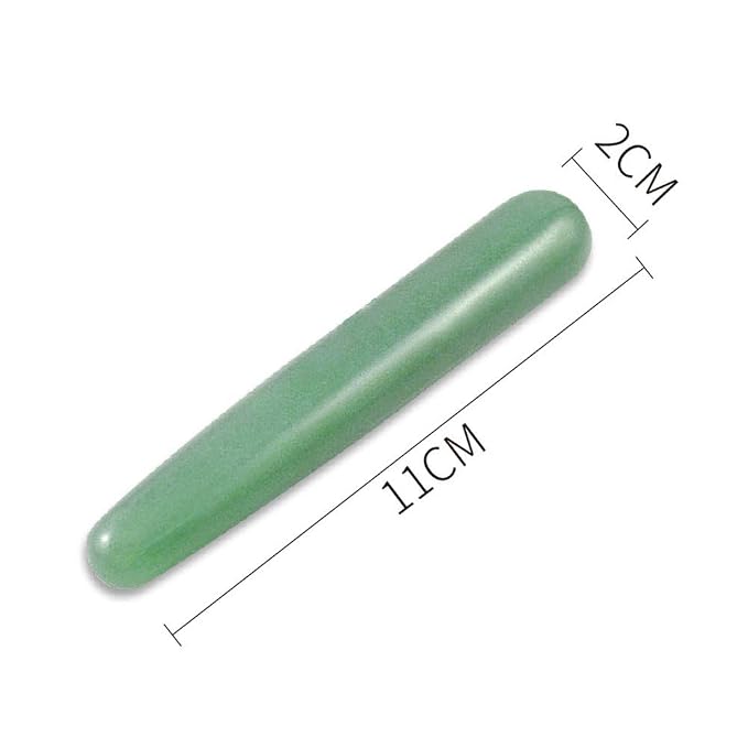 Gua Sha Massage Tools Jade Manual Stick Deep Tissue Natural Facial Tool - Image 2