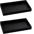 2PCS 7.87” L x 3.93” W Silicone Soap Dispenser Trays, countertop Tray by BasedFloor