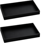 2PCS 7.87” L x 3.93” W Silicone Soap Dispenser Trays, countertop Tray by BasedFloor