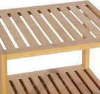 Bathroom Bamboo Storage Cabinet, Freestanding Floor Cabinet - Image 8