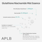 APLB Glutathione Niacinamide Mist Essence | LIPO GLUTA NIAC CEN™ 22.6% 3.55 - Image 4