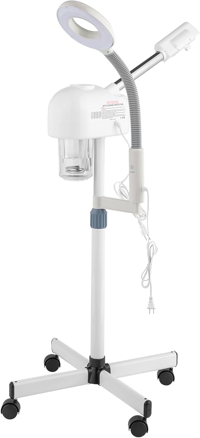 2 in 1 Facial Steamer with 3X Magnification Light, Deep Cleaning - Image 2