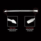 6PCS Cuticle Pusher Set, Stainless Steel Cuticle Remover Kit, Cutter and - Image 5