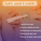 Baby Nail Trimmer Electric Nail File Baby Nail Clippers, 20 in 1 Safe Nail - Image 5