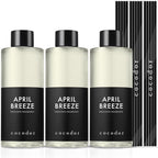 COCODOR Reed Diffuser Oil Refill/April Breeze /6.7oz / 3 Pack/Aromatherapy by COCODOR