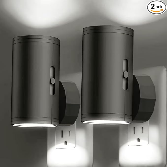TSEXES LED Night Light Plug in, Modern Night Lights Plug into Wall, Dusk to by SuperBrightLEDCornLightBulb