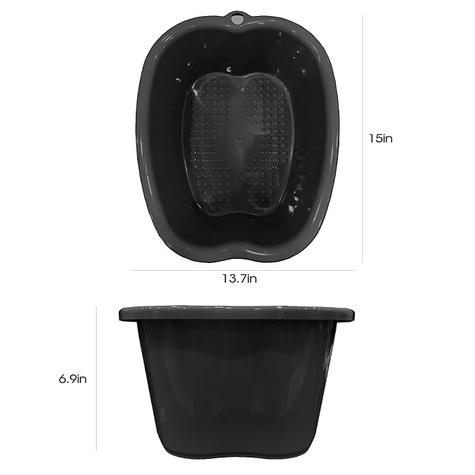 Extra-Large Foot Bath Soak Tub 2-Pack – Durable Massage Basins - Image 4