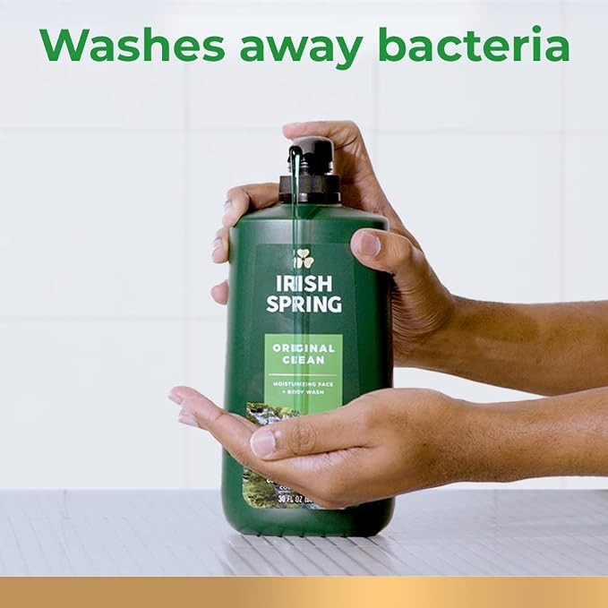 Irish Spring Original Clean Body Wash, 30 Oz Pump - Image 14