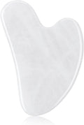Guasha Tool for Face: White Jade Gua Sha Facial Tools by rosenice
