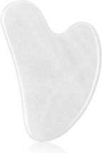Guasha Tool for Face: White Jade Gua Sha Facial Tools by rosenice