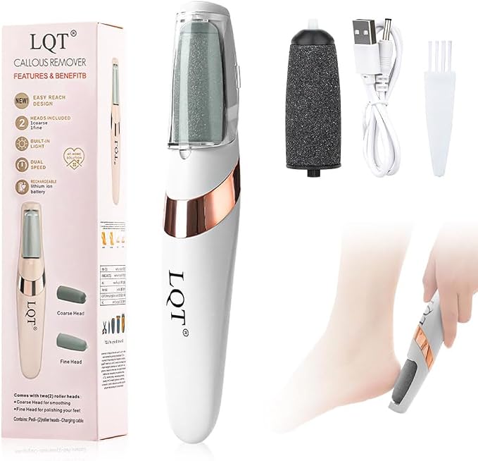 LQT® Electric Foot File – Rechargeable Callus Remover by LQT