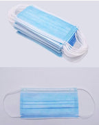 NNPCBT Blue Disposable Face Masks 125 Pack, 3-Ply Breathable Mask - Image 8