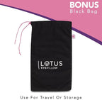 Lotus Weighted Lavender Eye Pillow – Pink Eye Mask - Image 6