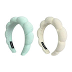 KVZVK 2 Pack Sponge Spa Makeup Headband by kvzvk
