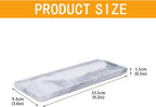 Bathroom Counter Organizer, 9.3"x3.7" Ceramic Bathroom Tray, Rectangle - Image 3