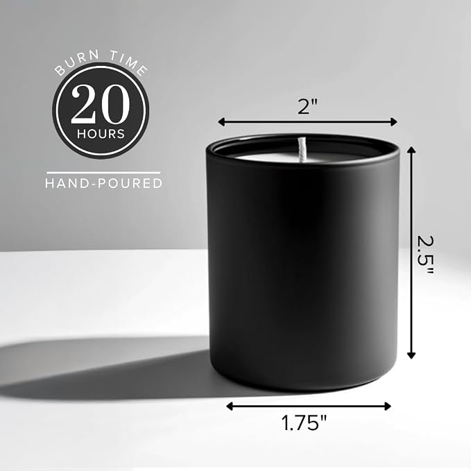 Simply Soson Scented Votive Candles, Bulk Set of 24 White Patchouli Small - Image 2