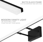 Aipsun 48inch Black Bathroom Llight Fixtures LED Vanity Light Adjustable Modern - Image 4