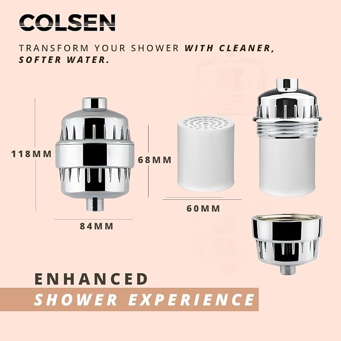 COLSEN Shower head Filter – Universal Bath Water softener - Image 2