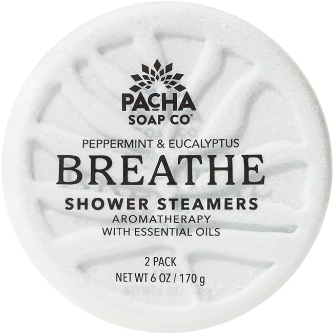 Pacha Soap Co. Shower Steamers – Breathe, Eucalyptus & Peppermint Scent - Image 2