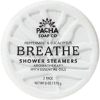 Pacha Soap Co. Shower Steamers – Breathe, Eucalyptus & Peppermint Scent - Image 2