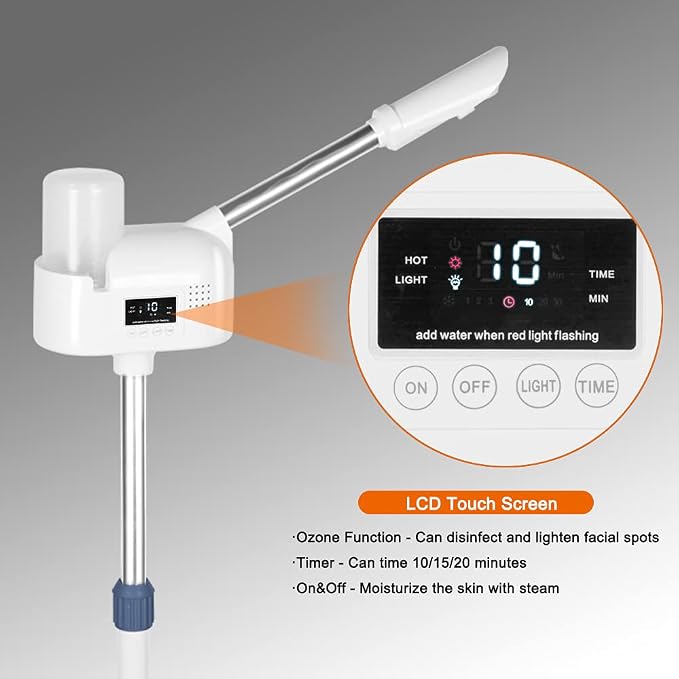 Upgrade Professional LCD Facial Steamer - Image 3