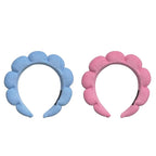 KVZVK Puffy Sponge Spa Hairband, 2 Pack - Image 6