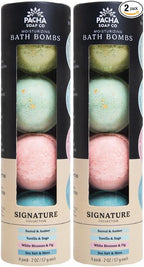 PACHA SOAP Co. Froth Bath Bomb, Pacha Peaces, and Patchouli, & Lemongrass by PachaSoapCo