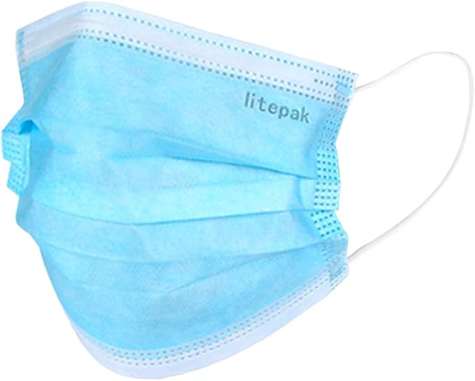 Litepak 500pcs Premium Disposable Face Mask SOFT 3ply Nose Wire - Image 8