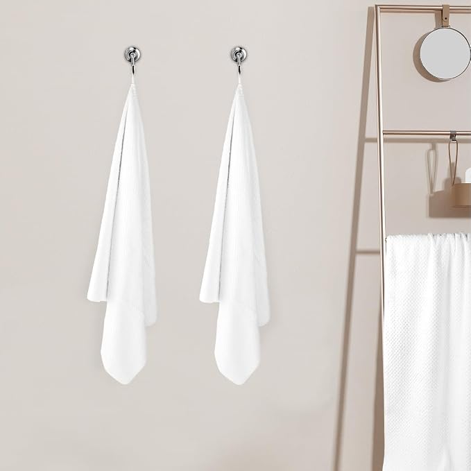 HOMEXCEL Bath Towel Set Pack of 4, 30 x 60 Inches Large Microfiber Bath Towels - Image 6