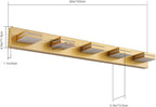 SineRise LED Modern Bathroom Vanity Light Fixtures, Matte Gold Modern Acrylic - Image 5