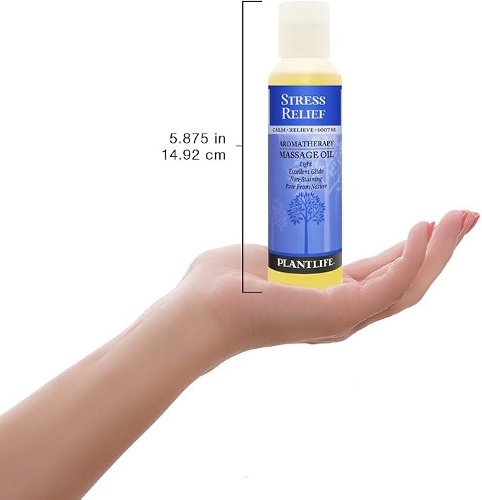 Stress Relief Aromatherapy Massage Oil - 4oz - Image 4