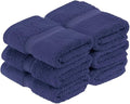 Superior Egyptian Cotton Pile Face Towel/Washcloth Set of 6, Ultra Soft Luxury by SUPERIOR