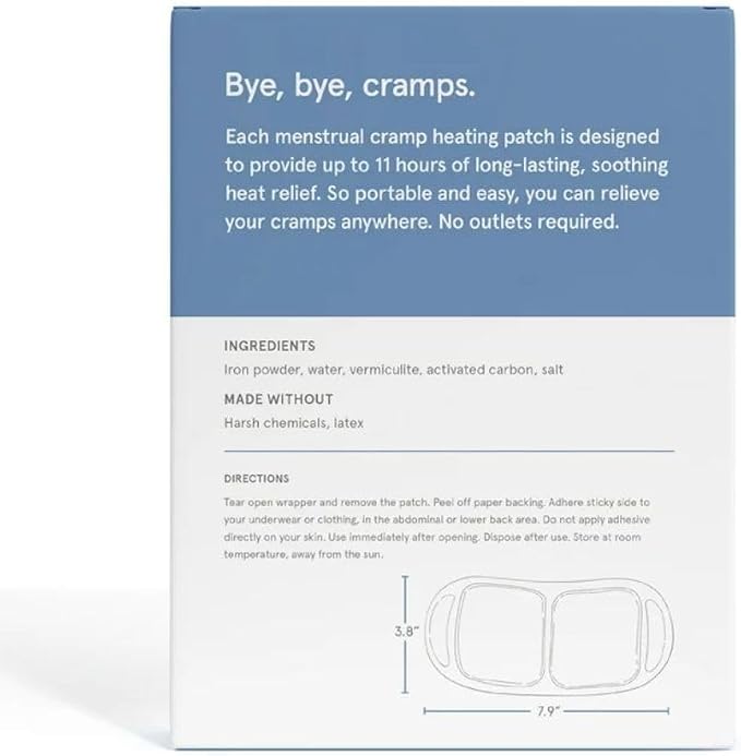 LOLA Heating Patches for Period Cramps, Soothing Natural Heat Therapy for Pain - Image 2