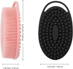 Soft Silicone Body Scrubber 3 PCS Silicone Body Shower, Silicone Loofah 2 in 4 - Image 4