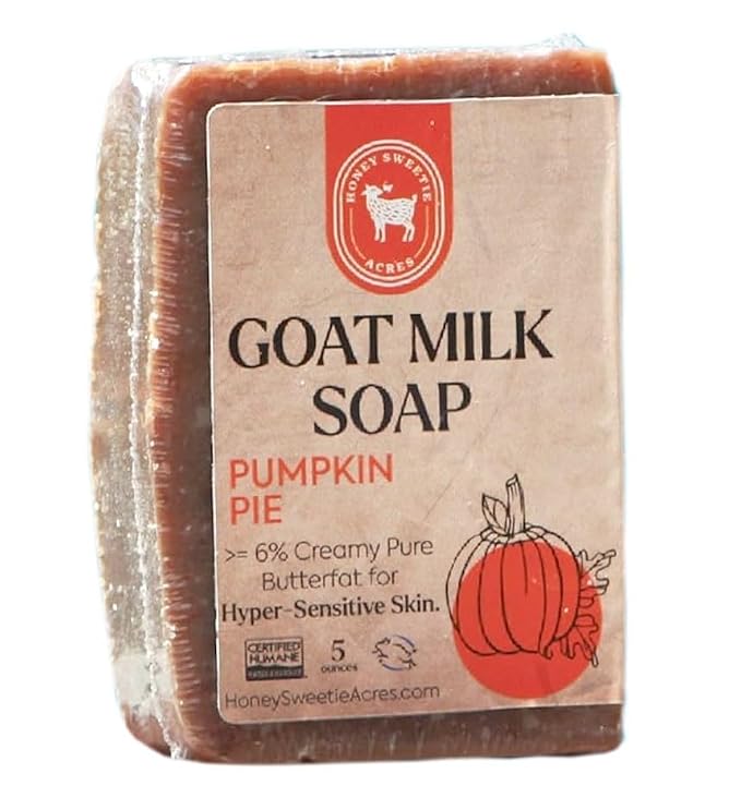 Honey Sweetie Acres Pumpkin Pie Goat Milk Soap by HoneySweetieAcres