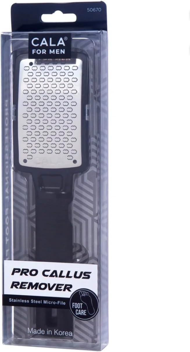CALA Silky Glide Pro Callus Remover Foot File, Stainless Steel Micro-File by CALAPRODUCTS