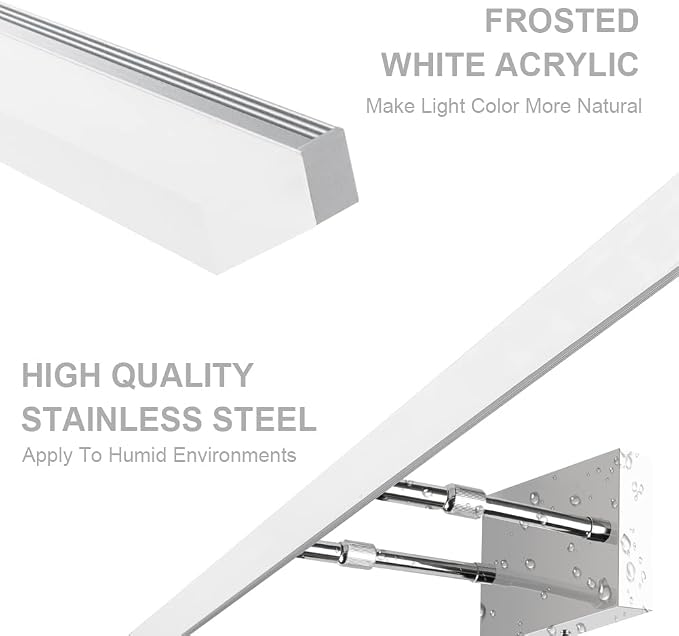 Aipsun 48 inch LED Vanity Lights Adjustable Bathroom Wall Light Fixtures - Image 2
