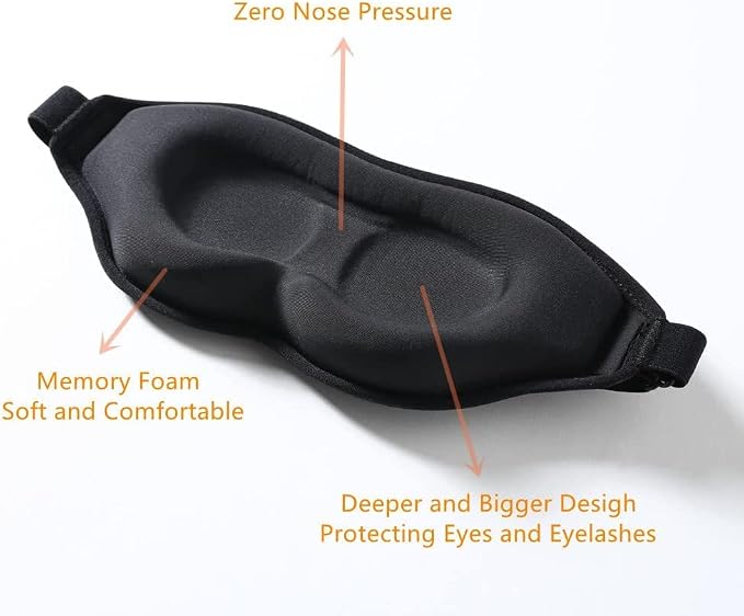 Tim & Tina 3D Sleep Eye Mask Blindfold - Image 6