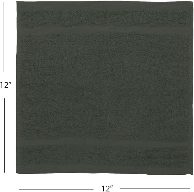 Avalon Towels Cotton Washcloths – Size 12x12 Inches, 100% Ring Spun Cotton - Image 8