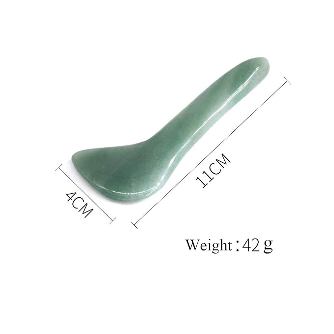 Gua Sha Facial Tool Natural Jade Stone Massage Board Tools - Image 6