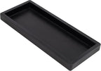 MAONAME Black Bathroom Vanity Tray, Rustic Long Narrow Tray, Rectangle by MAONAME