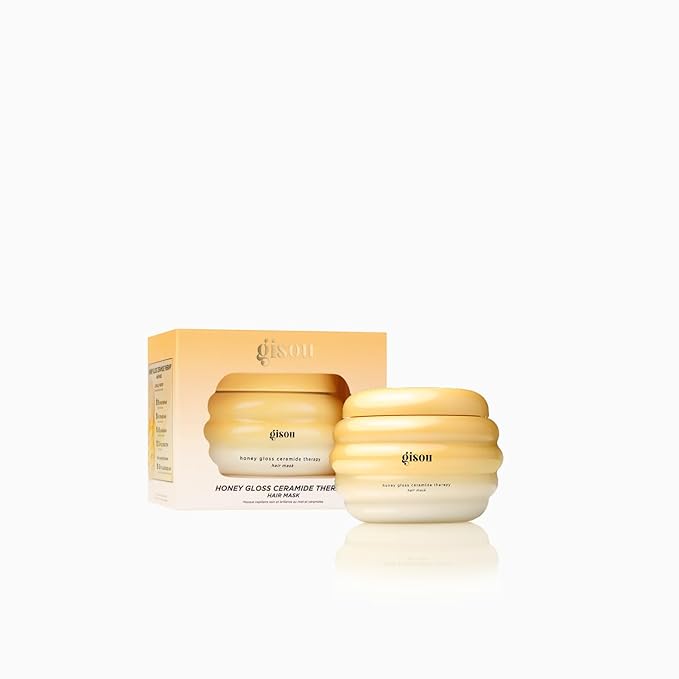 Gisou Honey Gloss Ceramide Therapy Hair Mask Mini – Deep Repair & Hydration - Image 2