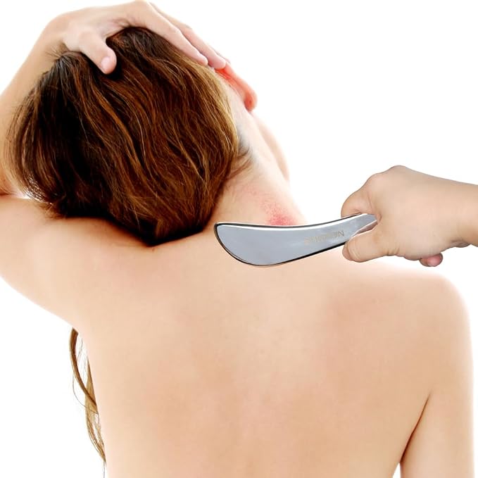 STICKON 2 in 1 Stainless Steel Gua Sha, Acupressure Pen, Muscle Scraper Tools - Image 5