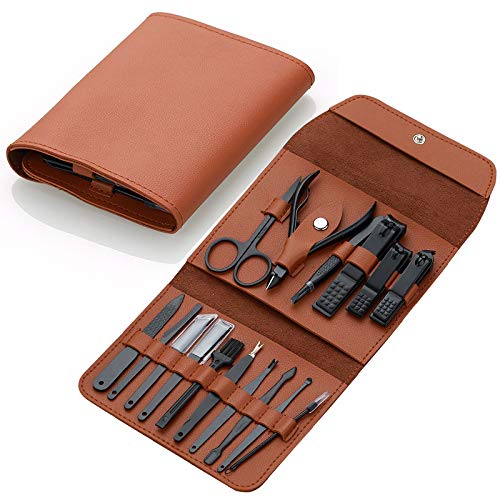 16 Pieces Manicure Set, Pedicure Kit, Nail Clippers, Stainless Steel - Image 6