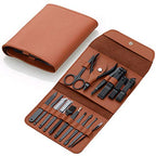 16 Pieces Manicure Set, Pedicure Kit, Nail Clippers, Stainless Steel - Image 6