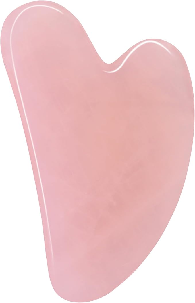 huefull Rose Quartz Gua Sha Tool by HUEFULL