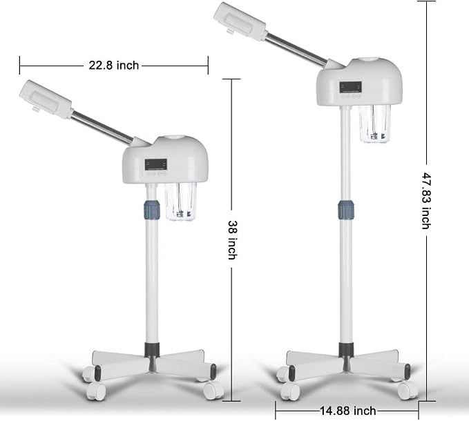 Professional Facial Steamer for Clean Skin, LCD Display, Facial Steamer for - Image 3