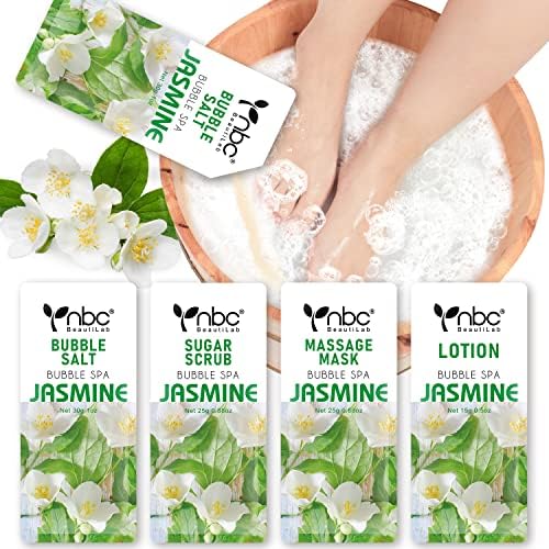 Pedicure Kit Foot Soak Set: Bubble Salt, Sugar Scrub, Massage Mask, Massage - Image 7