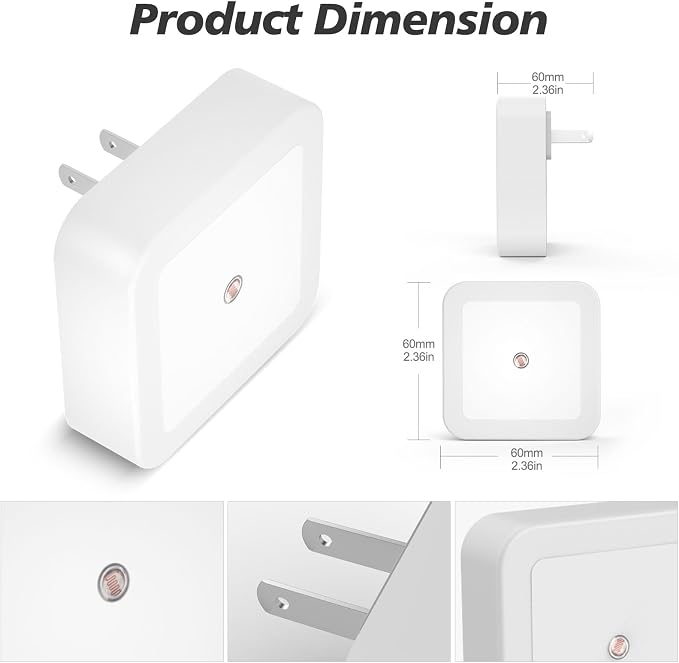 Sujeet Night Light, Night Lights Plug into Wall, Nightlight Plug in Night Light - Image 6